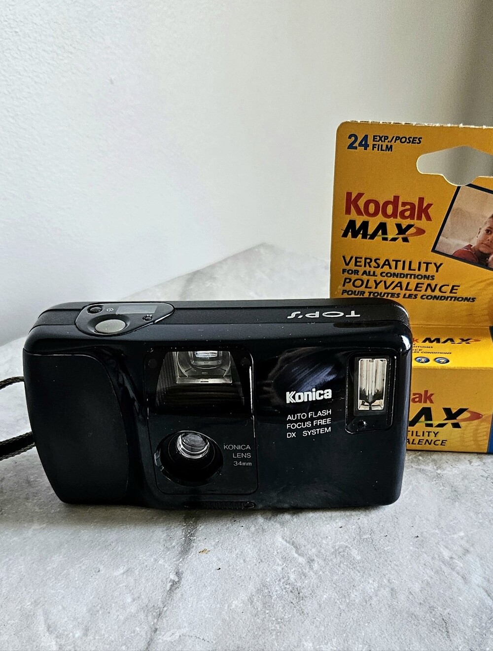 Vintage Konica Top's 35mm Y2k Film Camera + Kodak Max 400 Film | Working